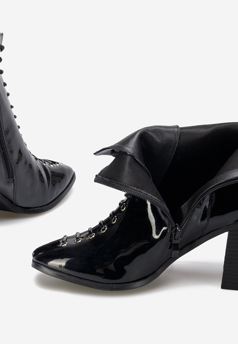 Bottines à talon noires Semeda
