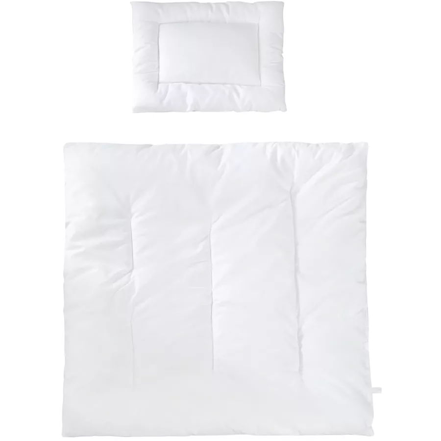 roba Kindersteppbettset 35 x 40 cm  80 x 80 cm weiß