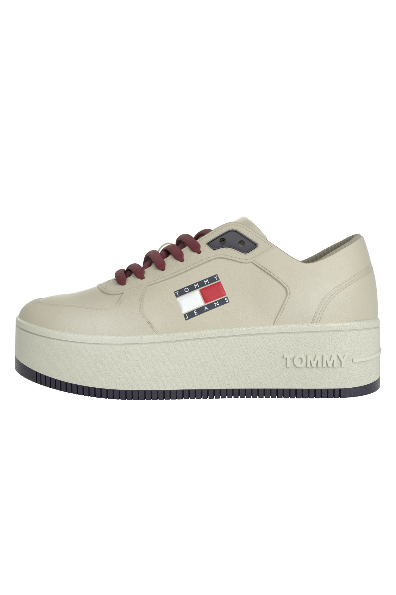 Tênis plataforma feminino Tommy Jeans.