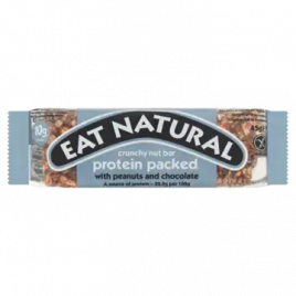 Eat Natural Knapperige proteine noten reep met pinda's en chocolade