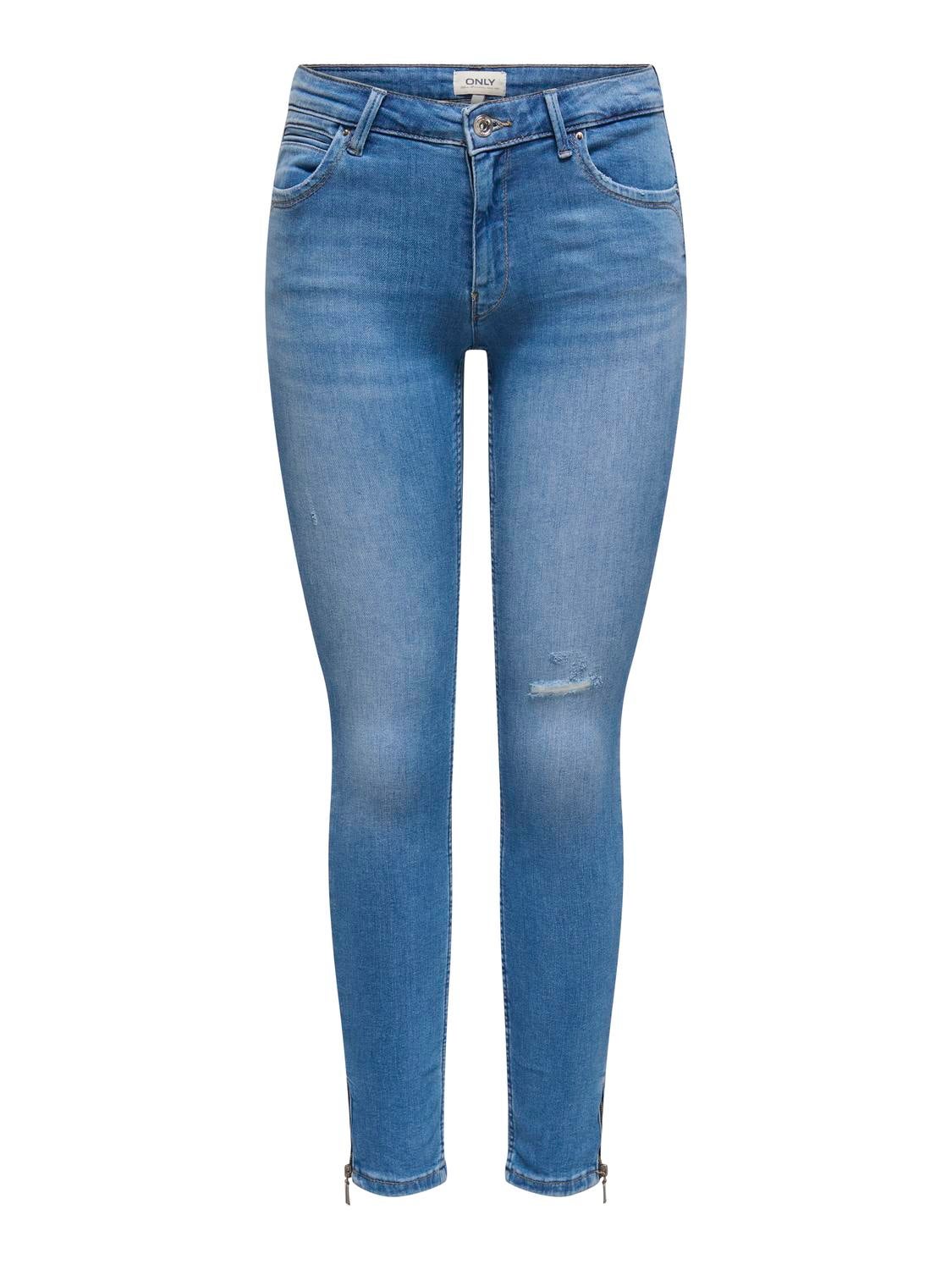 ONLKENDELL Mittlere Taille Skinny Fit Jeans Light Medium Blue Denim