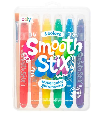 Ooly Farbkreide - Aquarell - Smooth Stix - 6 st.