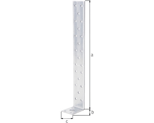 Trekstang 300x54x40 mm sendzimir verzinkt