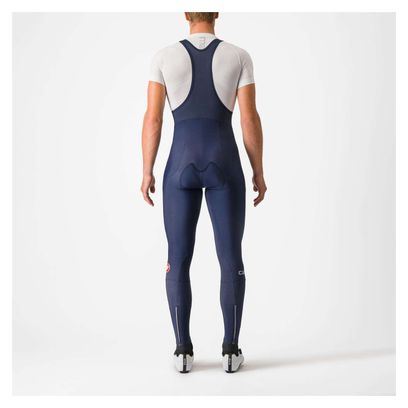 Cuissard Long à Bretelles Castelli Entrata Bleu Marine