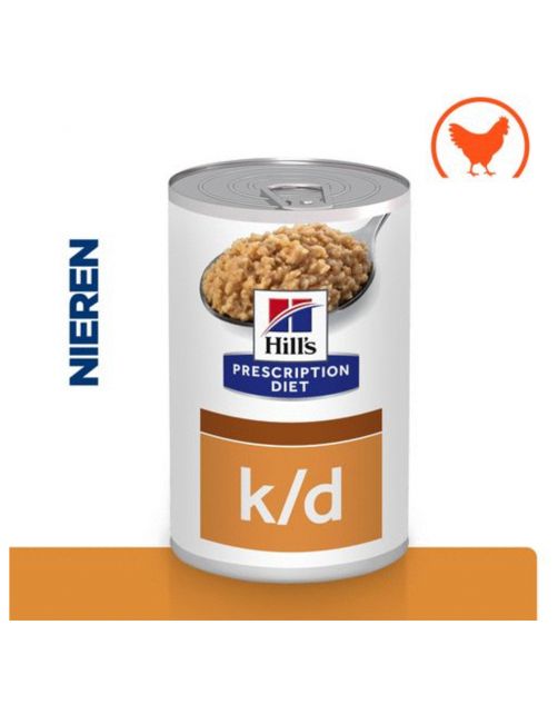 Hill's Prescription Diet K\/D Kidney Care Blik - Hondenvoer - Kip 370 g