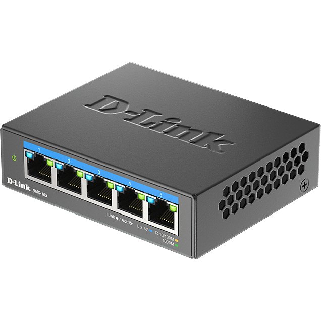 D-Link Switch non administrable 5 ports multi-Gigabit 2,5G