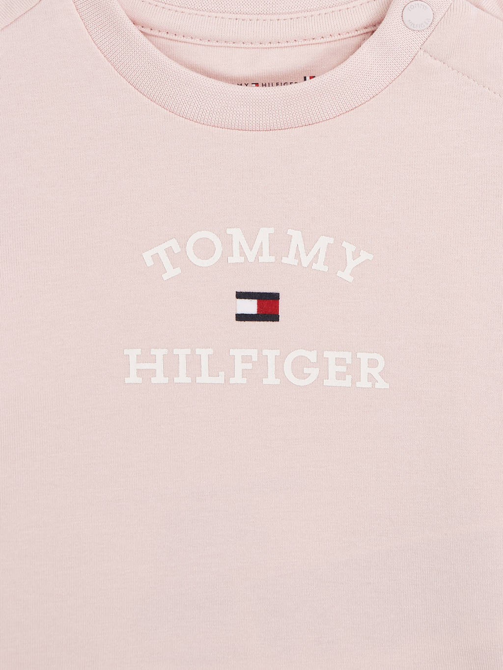 Tommy Hilfiger shirt + broek - set van 2 lichtroze