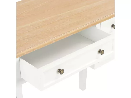 Bureau Blanc 109,5 x 45 x 77,5 cm Bois
