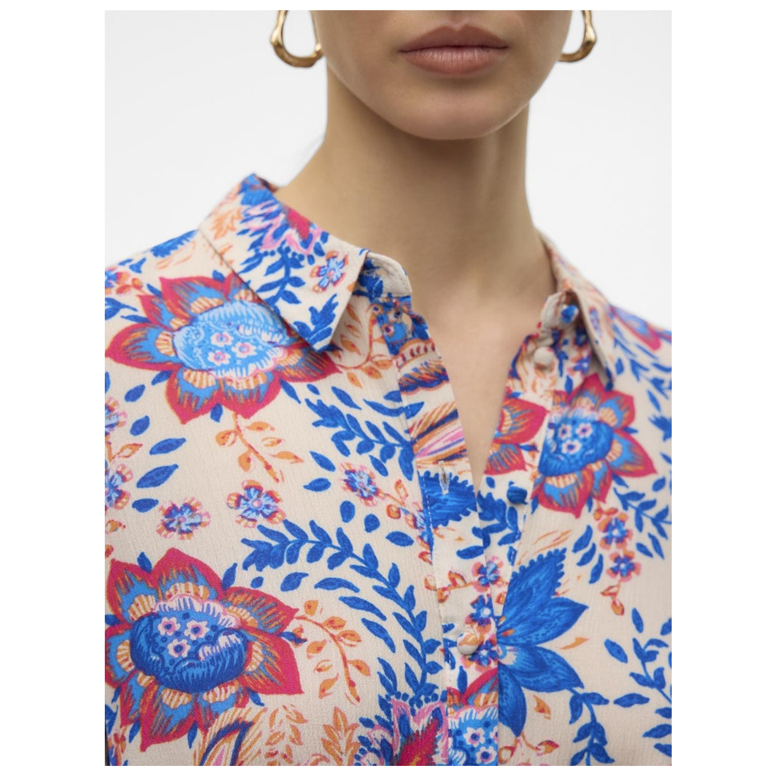 Vero Moda VMMENNY TIE SS SHIRT WVN GA