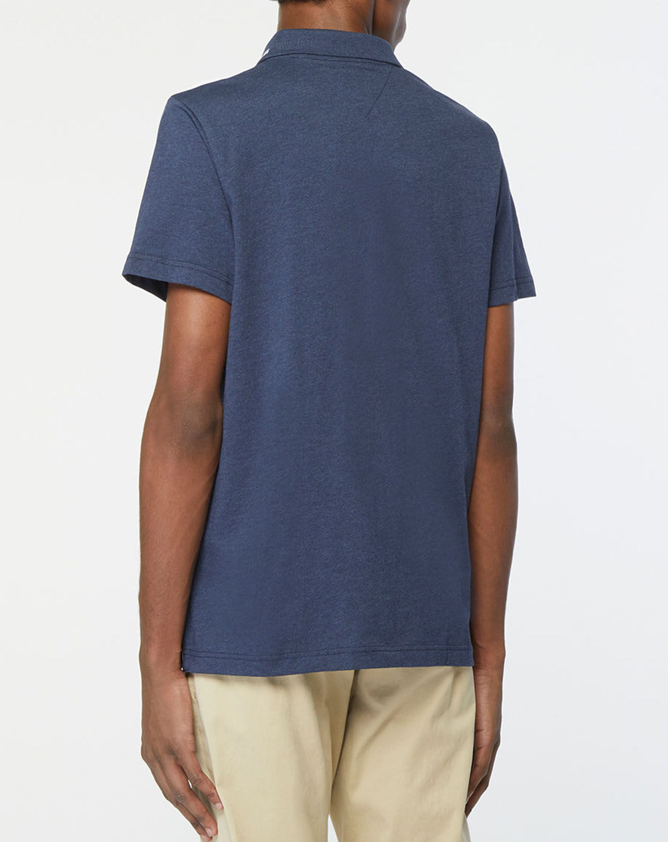 Tommy Jeans Polo regular Jersey bleu marine
