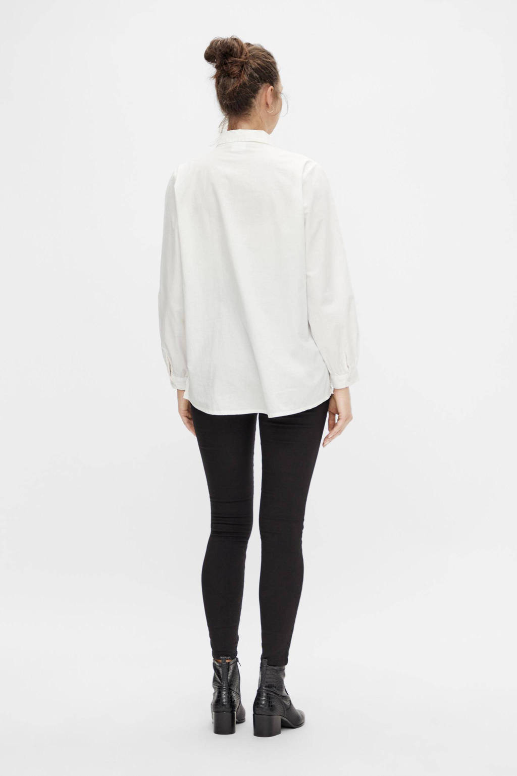 MAMALICIOUS skinny zwangerschapsjeans MLLUCY zwart