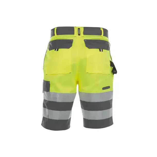 DASSY ® VENNA (250030) ARBEJDSSHORTS MED HØJ SYNLIGHED gul og grå