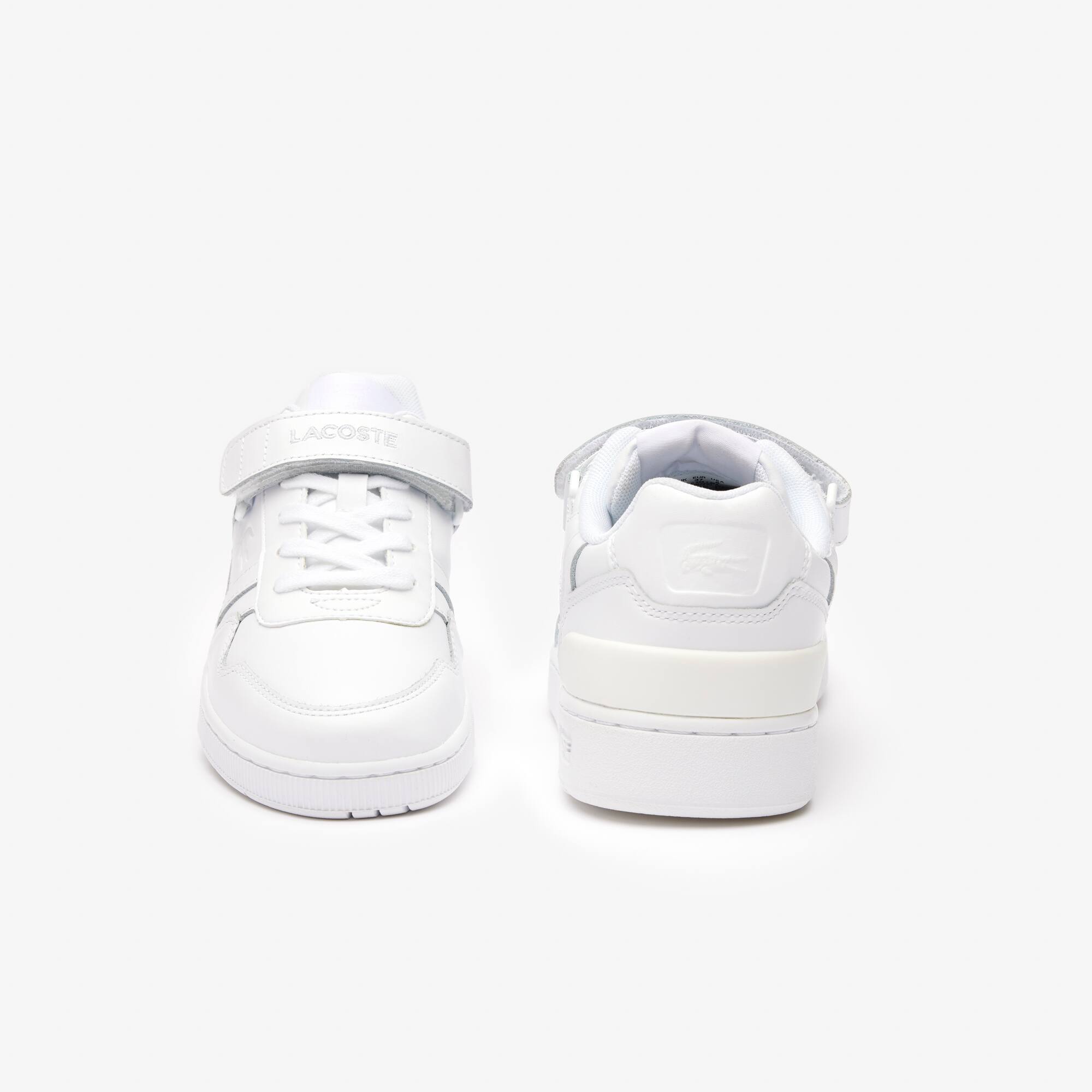 Sneakers T-Clip Velcro femme en cuir Sneakers - Blanc - Lacoste - Femme