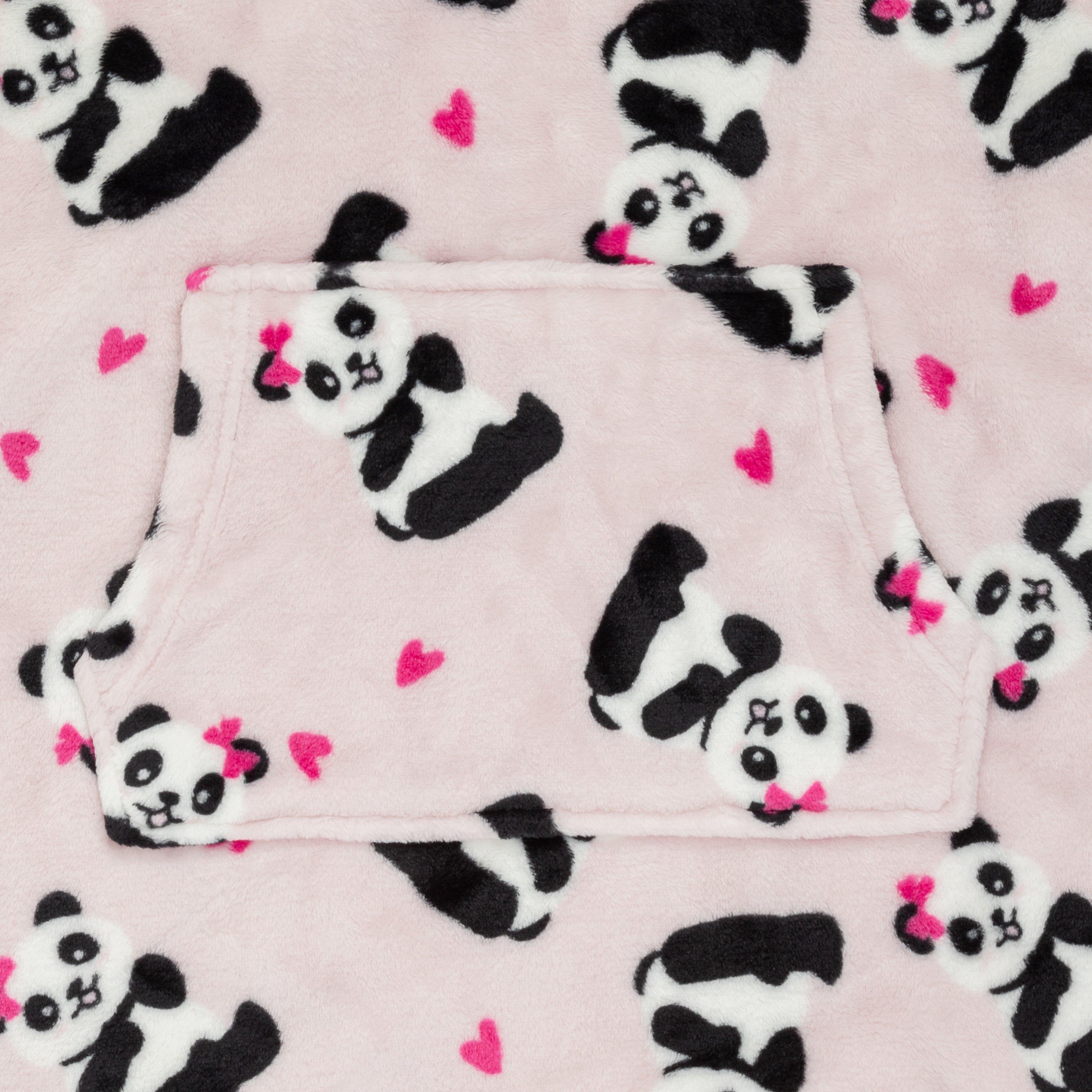 Miso Kids Girls Panda Hoodie and Pant Set