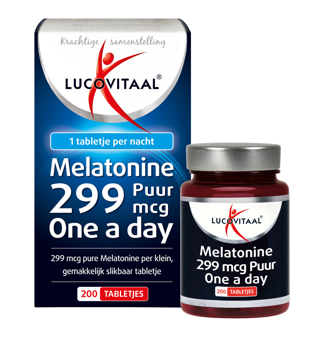 Lucovitaal Melatonine Puur 299mcg (200 tabletten)