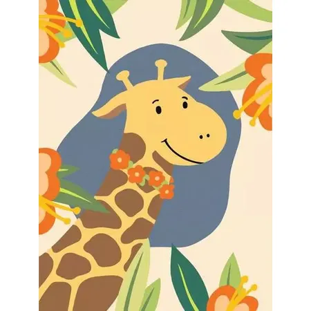 Ravensburger CreArt Malen nach Zahlen - Hallo Giraffe
