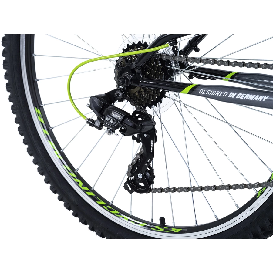 KS Cycling Mountainbike Fully ATB 26 Topeka Grau-Grün