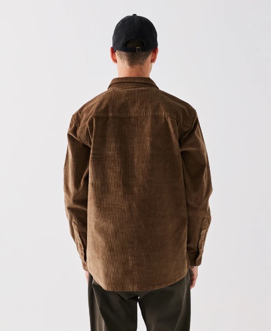 Former Vivian Cord LS Shirt Brown