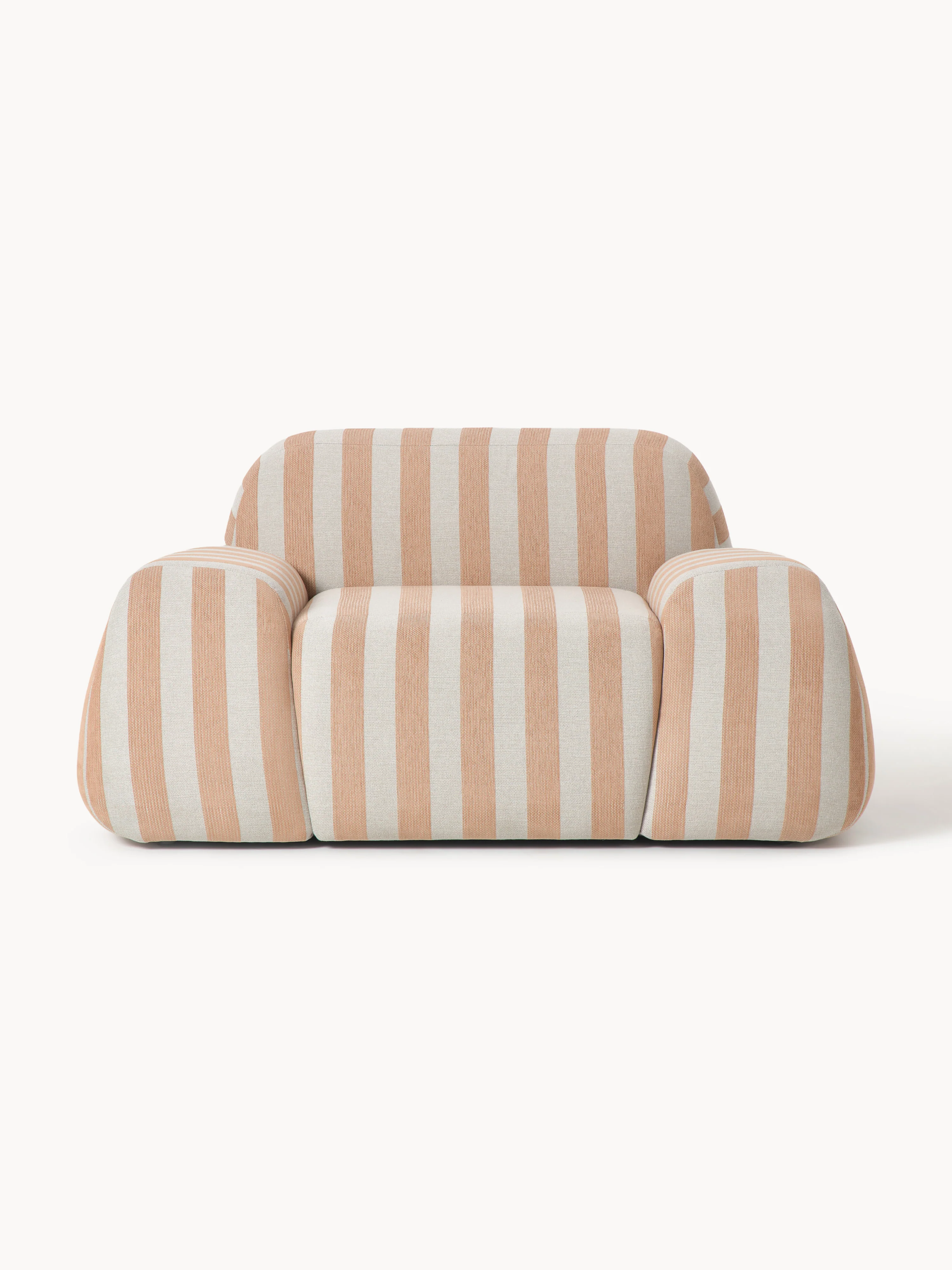 Gestreepte loungefauteuil Wolke