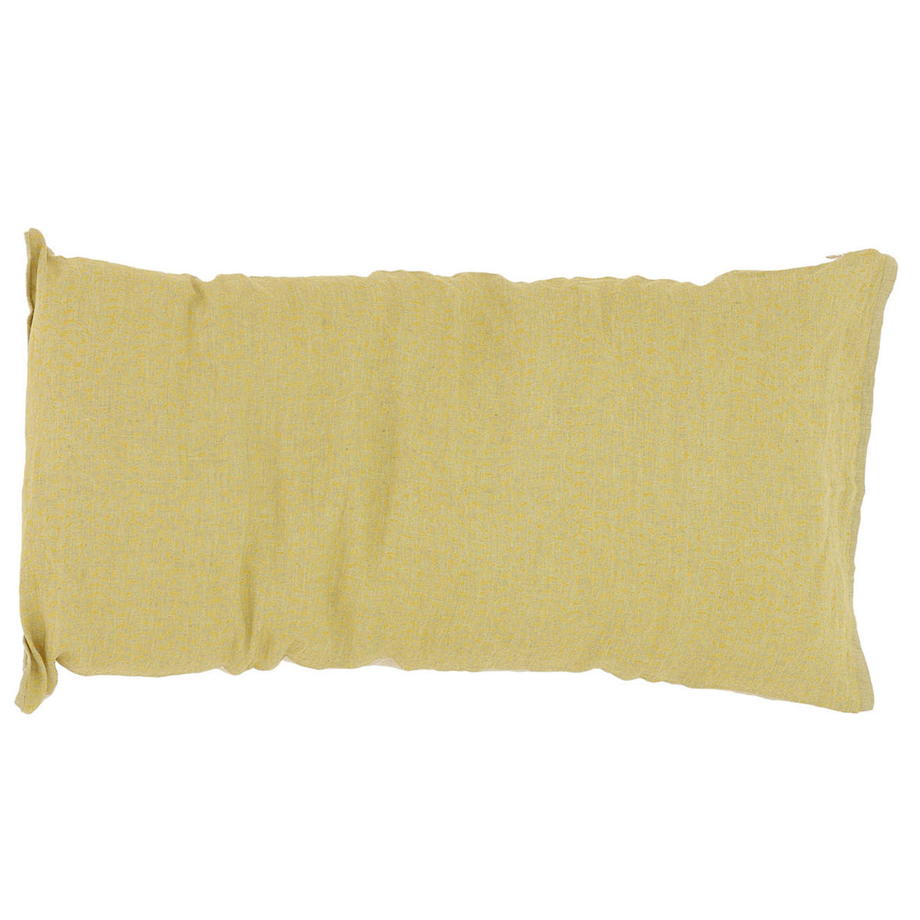 En Fil d'Indienne Housse de coussin Lierre tabac - 50x100 cm