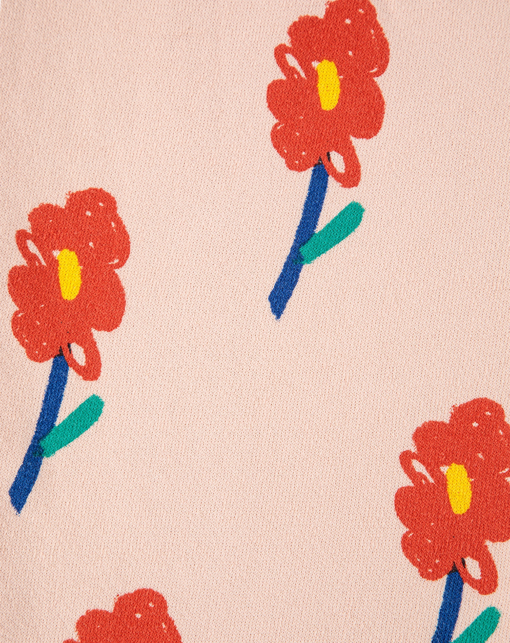 Jogginghose FLOWERS AOP in peach