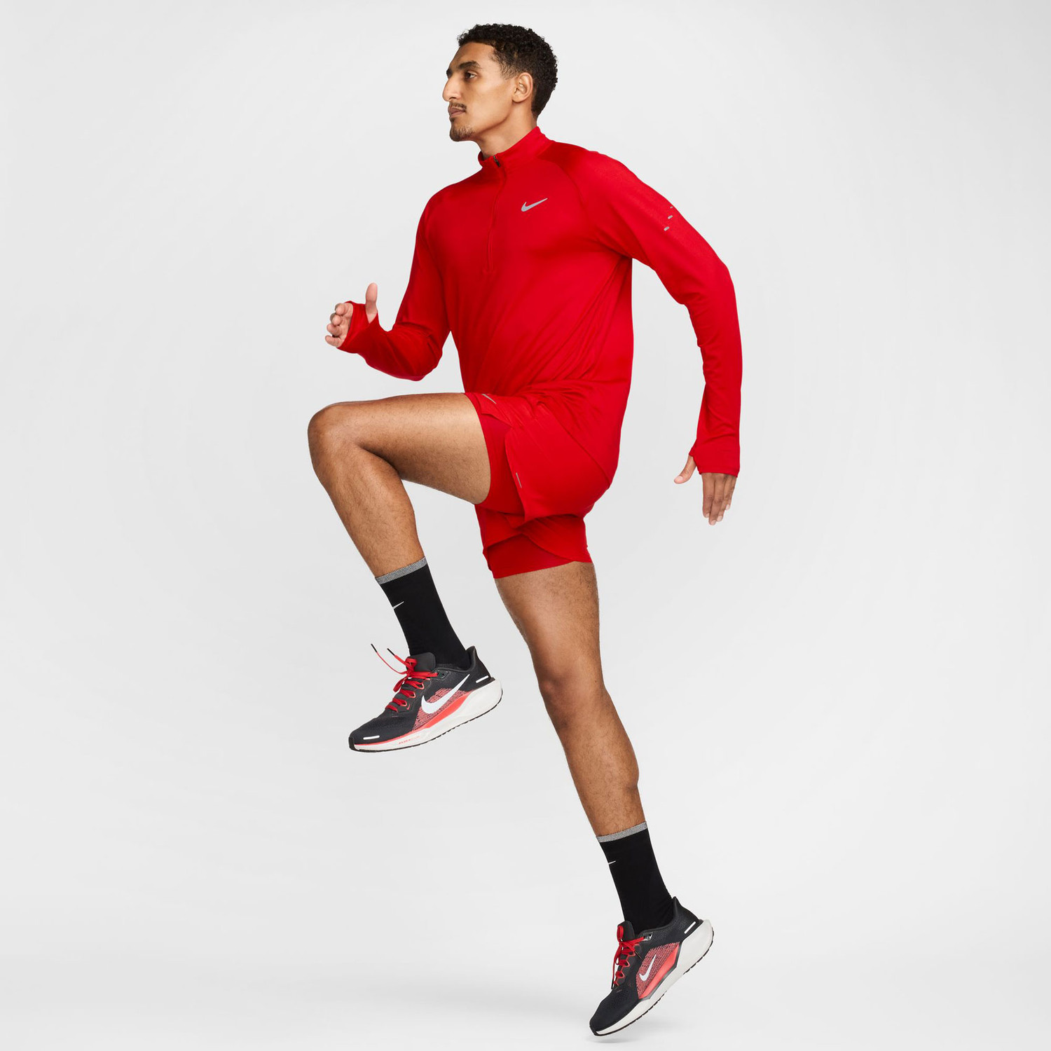 Nike Dri-FIT Stride Longsleeve Half-Zip Heren
