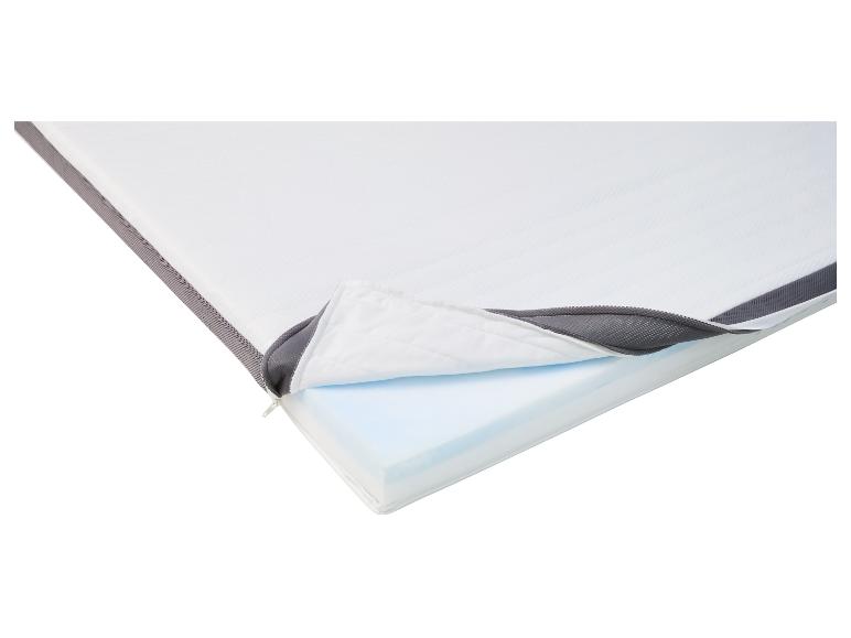 Omkeerbare matras topper 90 x 200 cm
