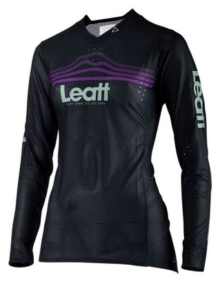 Maillot Manches Longues Femme Leatt MTB Gravity 4.0 Noir/Violet