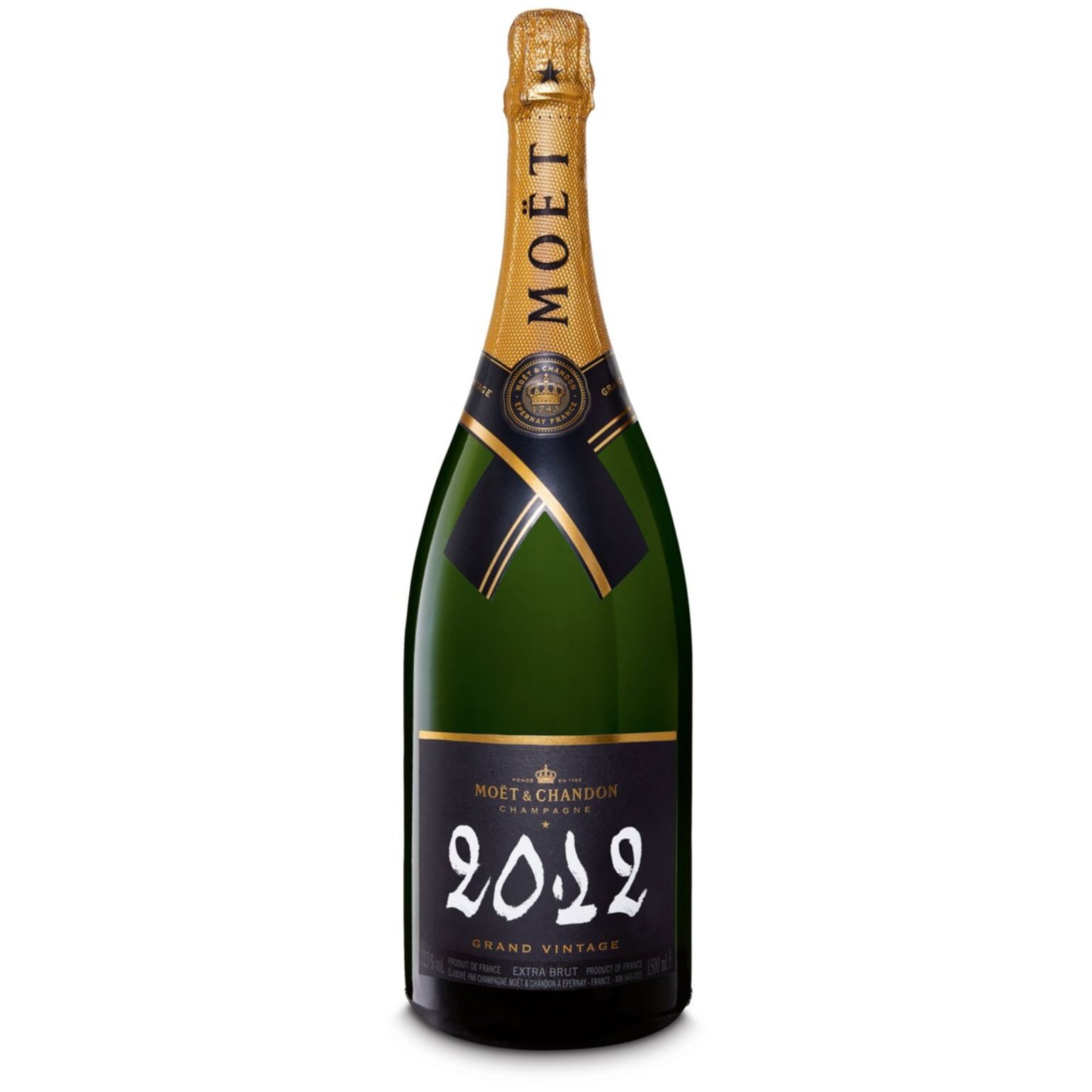 Magnum Champagne AOC Extra Brut Grand Vintage Moët & Chandon 2012 -150cl