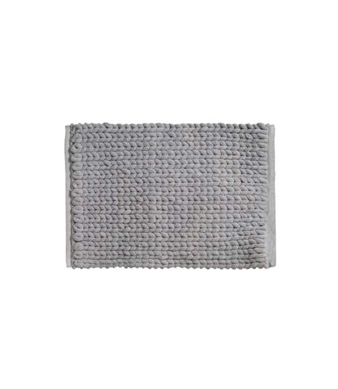 Tapis de Salle de Bain Épais 50x75cm Gris