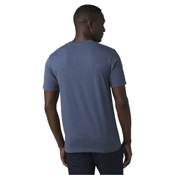 T-shirt PRANA CAMP LIFE JOURNEYMAN DENIM HEATHER