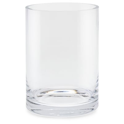 Vase Glas zylinderförmig, Groß