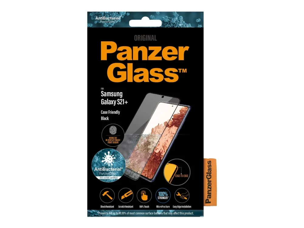 PanzerGlass Samsung Galaxy S21  FP CF AB Edge-to-Edge, black