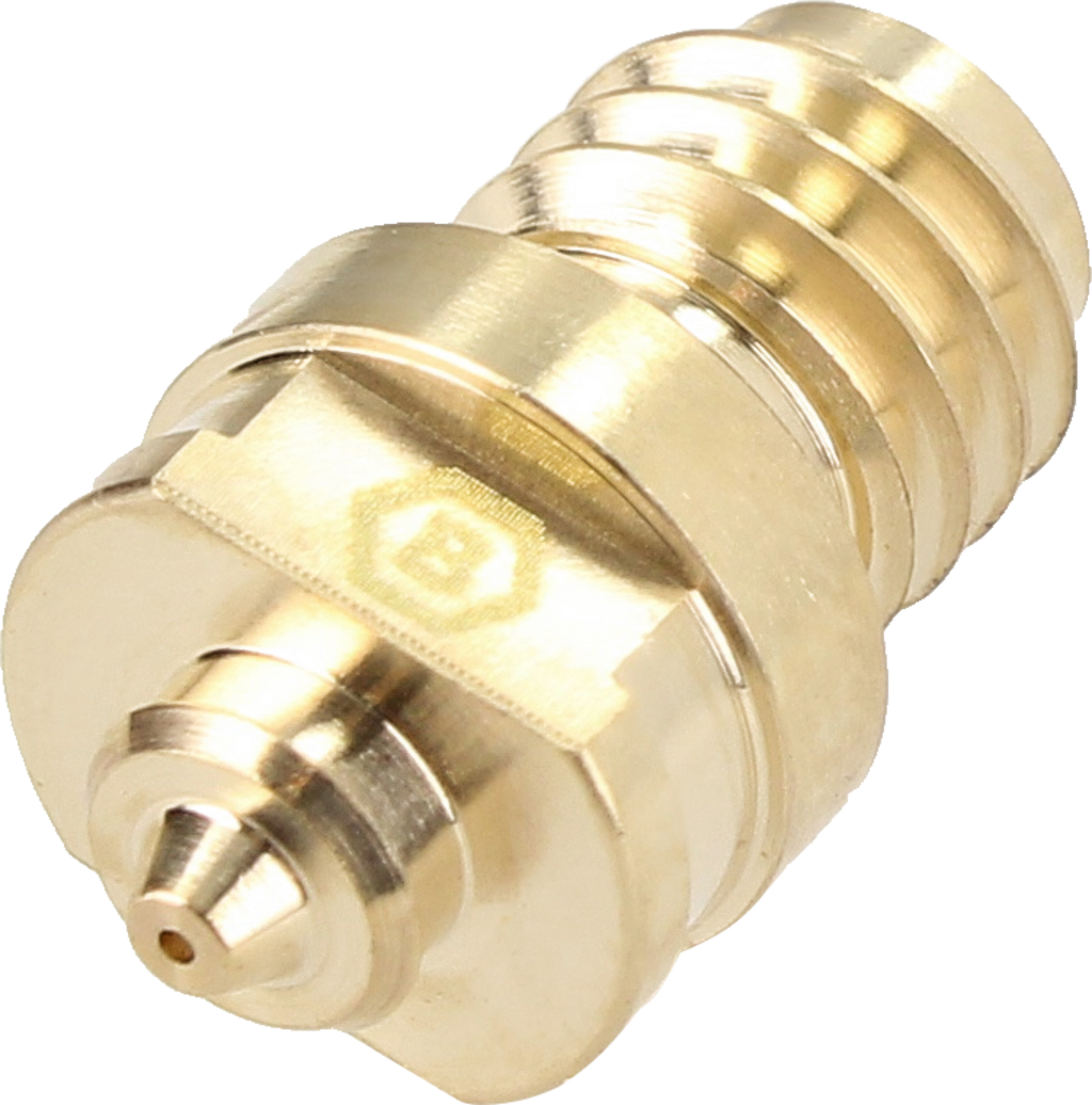 BROZZL  Düse Messing für Zortrax Plus Serie, 0,4 mm    Die Allround Düse für die Zortrax Plus-Serie aus Messing inkl. Düsenkappe