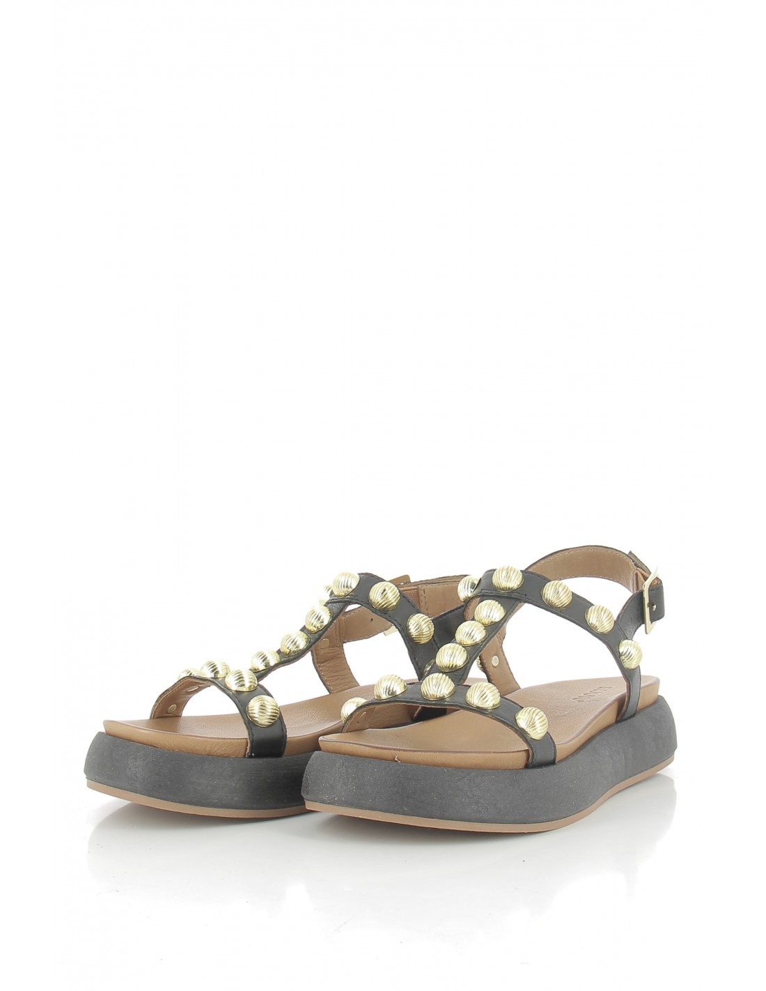 inuovo Sandales Compensées 972012-blk-c08