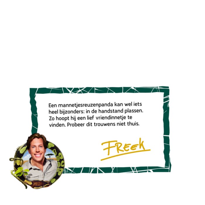 Freek Vonk | Denken aan kaart | Panda