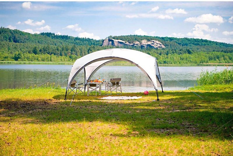Coleman Event Shelter L Partytent - 3.65 x 3.65 Meter - Groen/grijs
