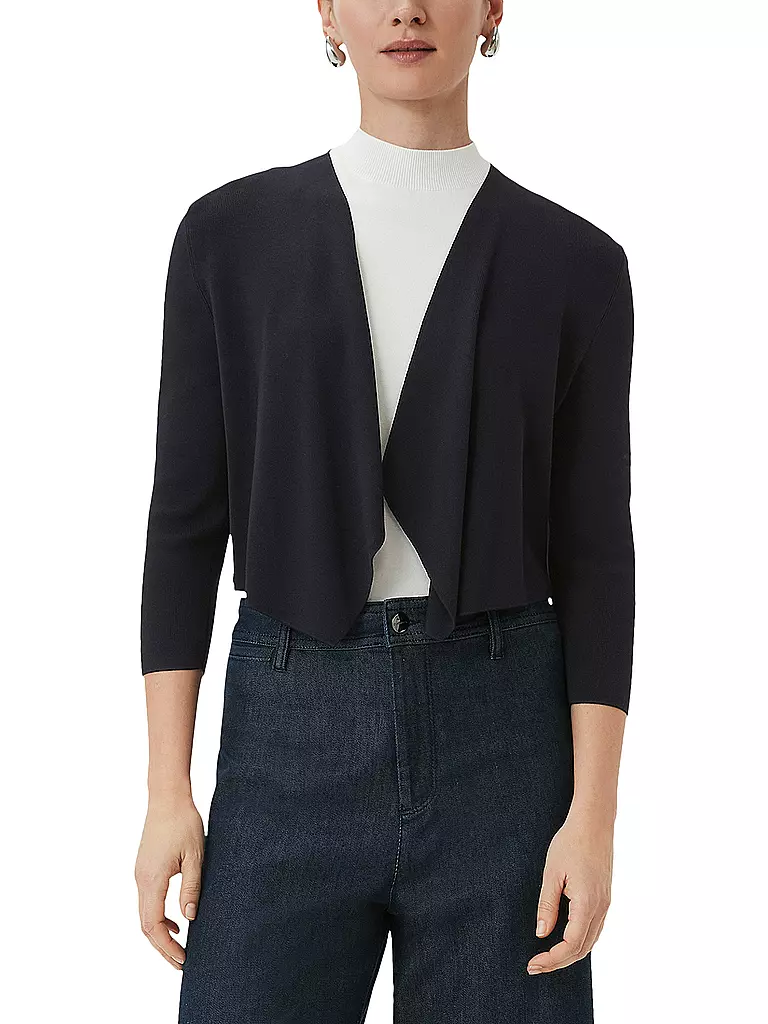 COMMA Strickjacke dunkelblau