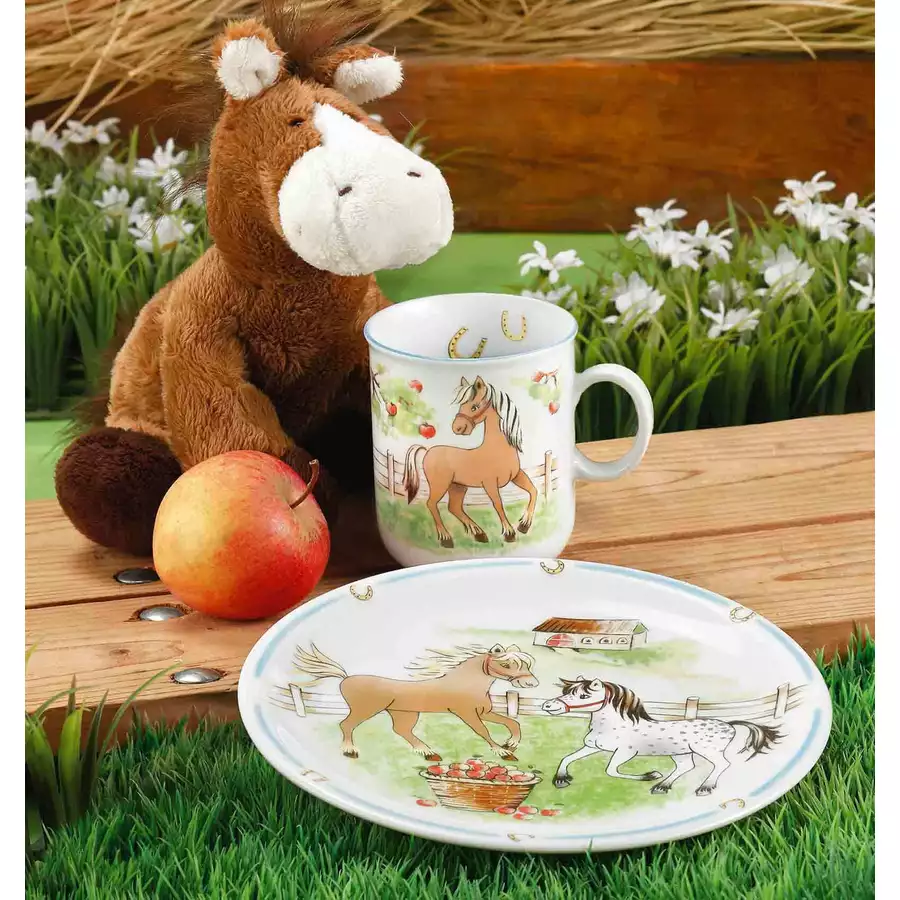 Seltmann Weiden Kindergeschirr Set Compact Mein Pony bunt