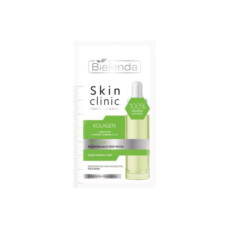 Bielenda Skin Clinic Professional Collagen Regenererend en voedend masker 8 g