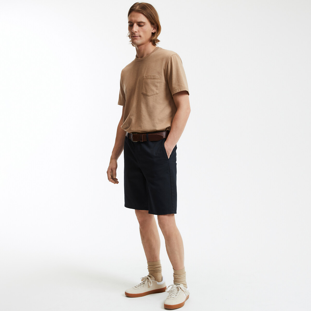 COLEÇÕES LA REDOUTE<br>Bermuda chino, Assinatura JONAS