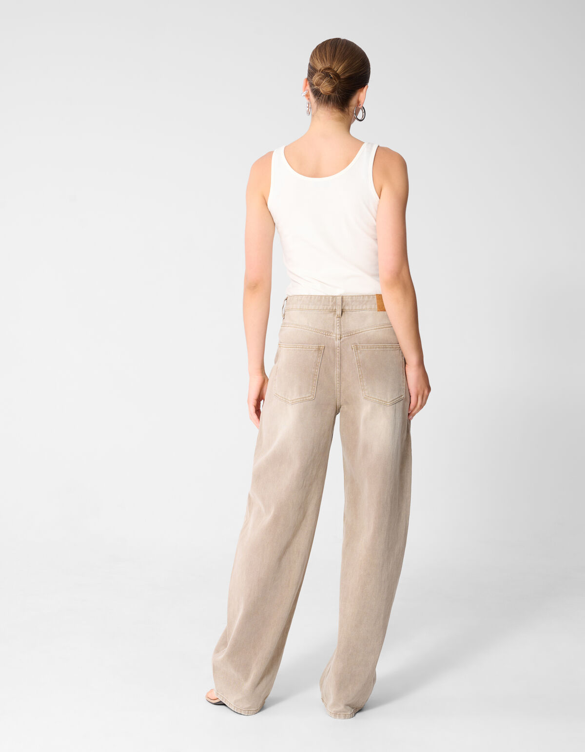Basis Tanktop Gebroken Wit