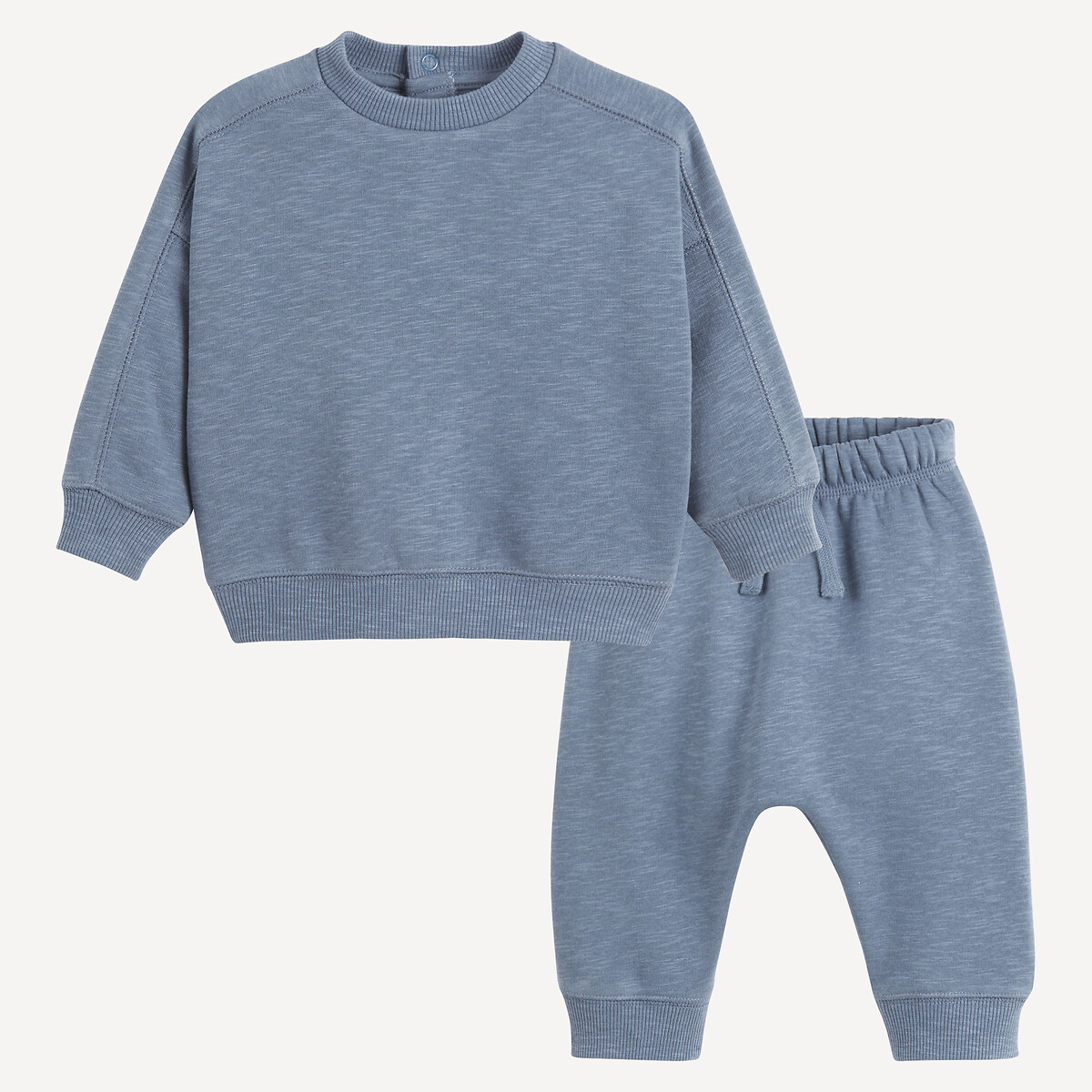 COLEÇÕES LA REDOUTE<br>Conjunto de 2 peças com suéter e calça, em fleece
