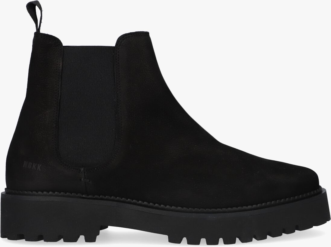 zwarte nubikk chelsea boots logan rai