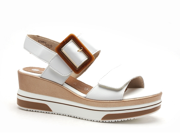Remonte nu pieds talons femme d1p50 blanc