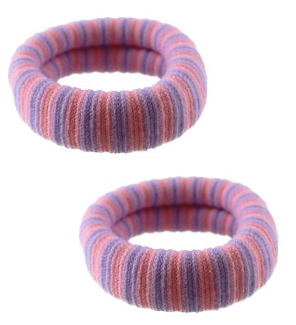 By St?r Elastikker - 3-pak - Ea - Stribet Pastel Lilla/Lyse