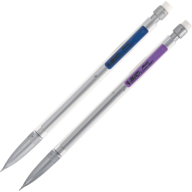 Portemine jetable Matic Original Bic pointe fine 0,5 mm HB gris