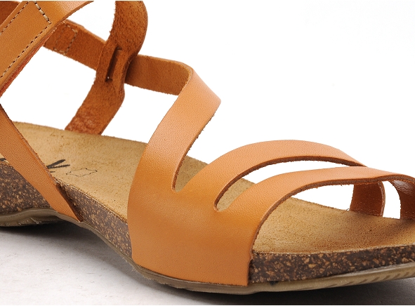 Spike nu pieds plats femme 143 orange