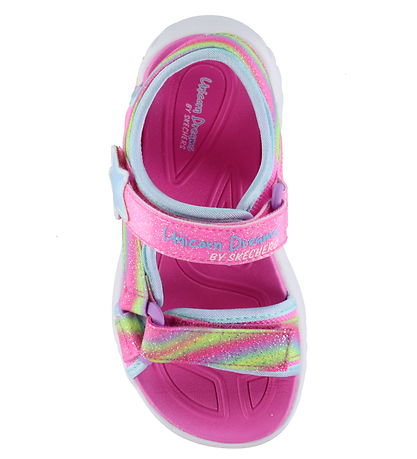 Skechers Sandalen m. Licht - Unicorn Träume - Pink/Multi