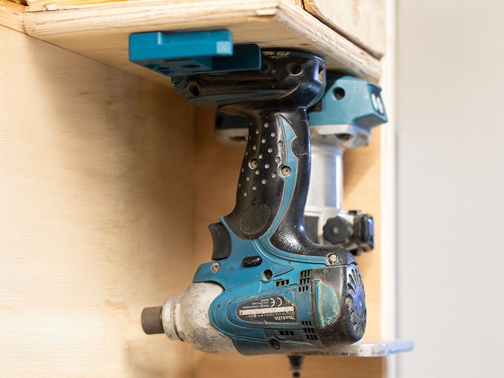 StealthMounts Machinehouder voor Makita LXT 18V - Blauw - TM-MK18-BLU-4